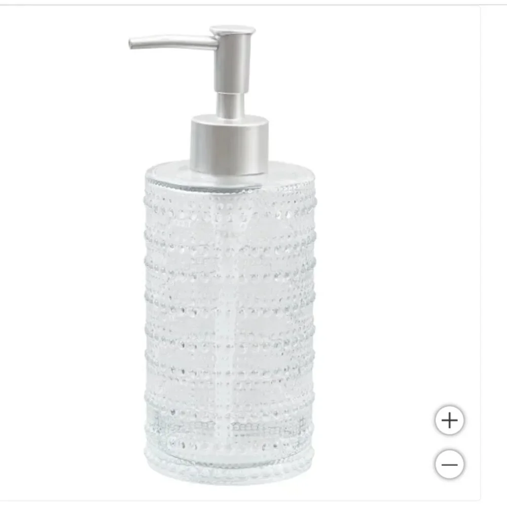 Nueva Spa 5 Piece Bath Set, Curtain, Liner, Hooks, Soap Pump, Tumbler- White